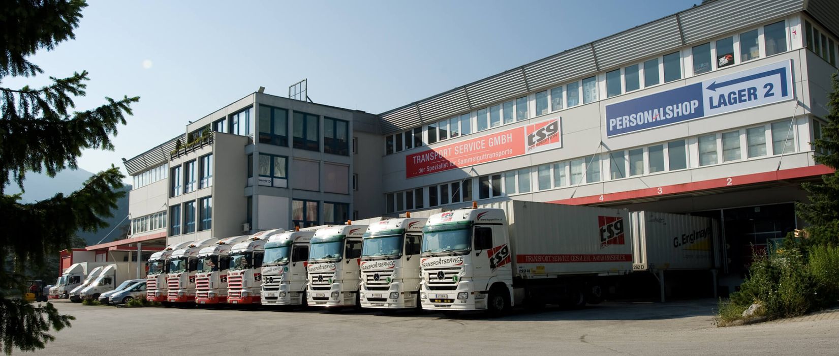 Firmengelände der Transport Service GmbH