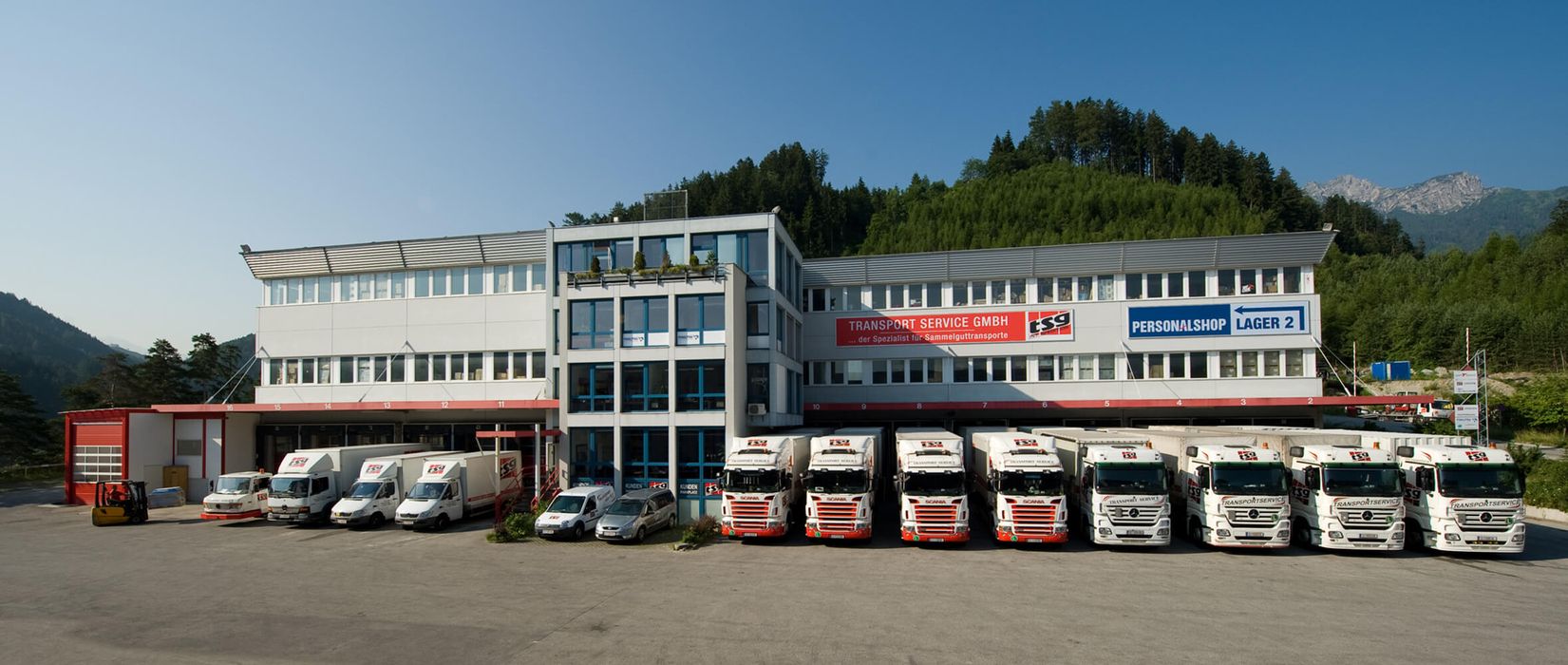 Firmengelände der Transport Service GmbH