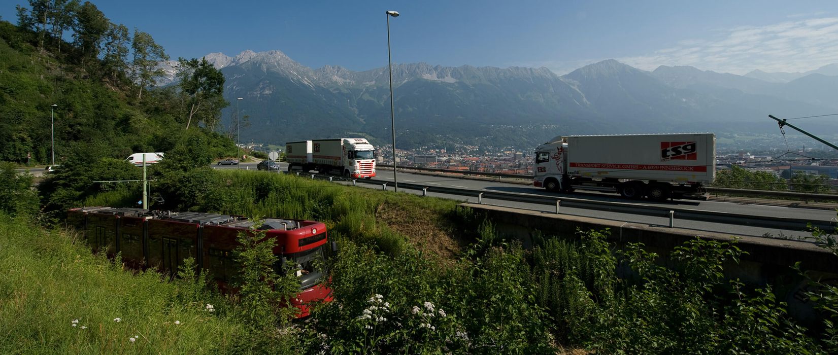 Firmenfahrzeuge der Transport Service GmbH