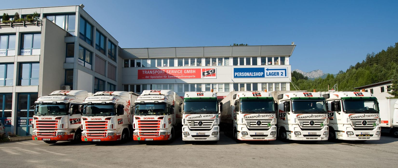 Firmengelände der Transport Service GmbH